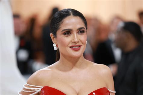 hot pics of salma hayek|Salma Hayek Celebrates Her 57th Birthday in a Sultry Red Bikini.